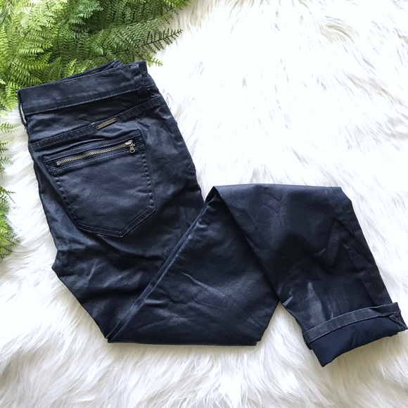 Pants - [New York and Company] Skinny Faux Leather Jeans